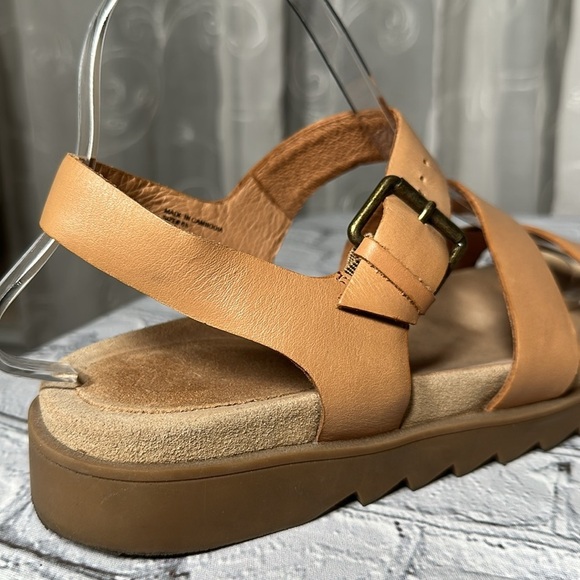 Madewell Addie Sandal Desert Camel Tan size 8 1/2 leather sandals - Picture 15 of 16